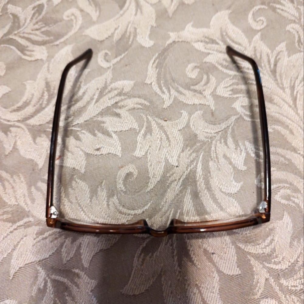👓🤎👓 Fab Vintage 90's Cinnamon Brown Prescription Eyeglasses - Picture 6 of 13